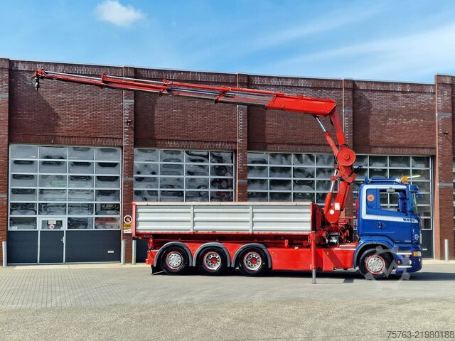 Volquete con grúa Scania R560 V8 8x4*4 - HIAB 244 K5 Crane / Kran / Grua...