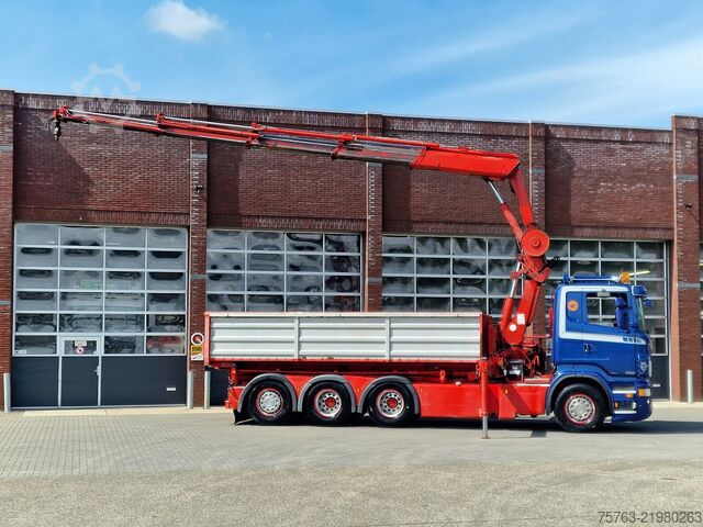 Автомобил с кран Scania R560 V8 8x4*4 - HIAB 244 K5 Crane / Kran / Grua...