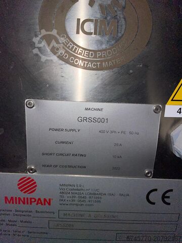 Grissini-Maschine MINIPAN MACHINE A GRESSINS - GRSS001