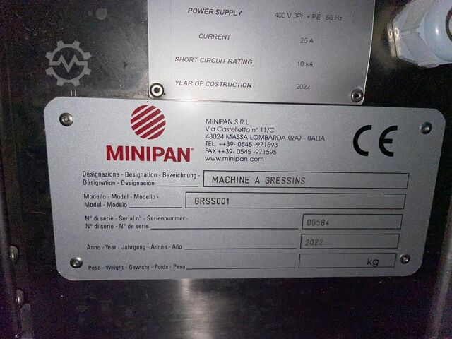 Grissini-Maschine MINIPAN MACHINE A GRESSINS - GRSS001