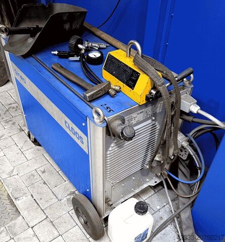 Industrieroboter Cloos Qirox QRC 350 auf Drehgalgen