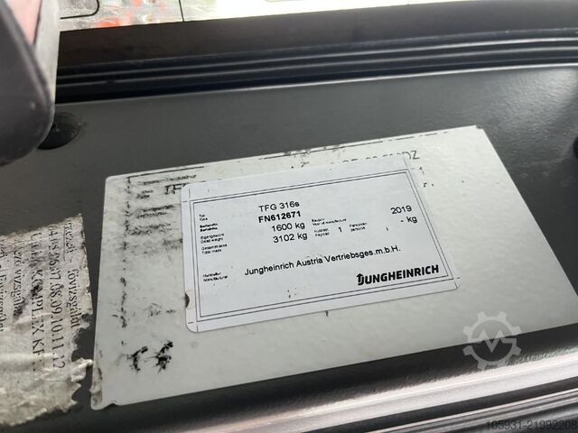 Treibgasstapler Jungheinrich TFG316s