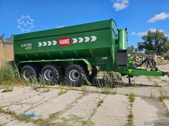 Selvlæssende vogn HAWE Überladewagen, Vorführfahrzeug, ULW 3000