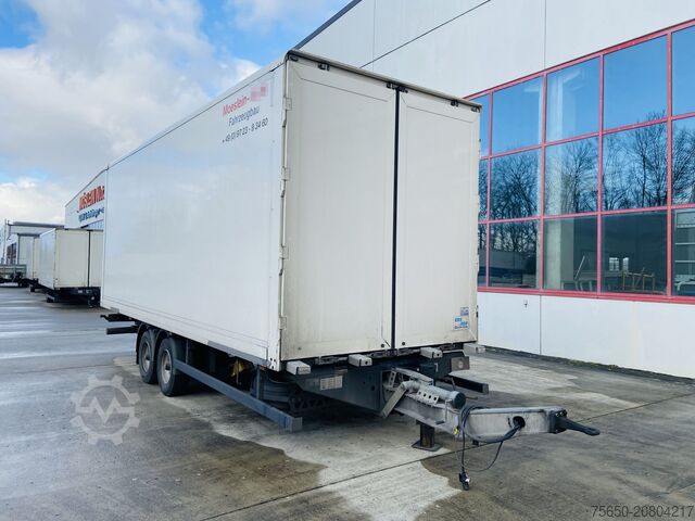 Box trailer Möslein TKO 105 D 7m weiß  Tandem- Koffer, Durchladbar, Neuwertig