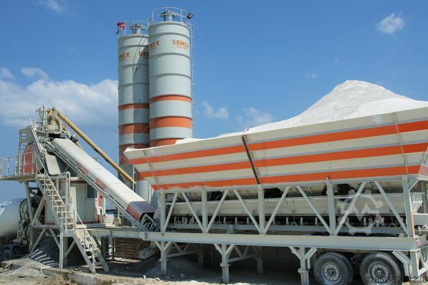 SEMIX MOBILE BETONG BATCHING PLANTER Mobile 100 S4 SEMIX Mobil 100 S4