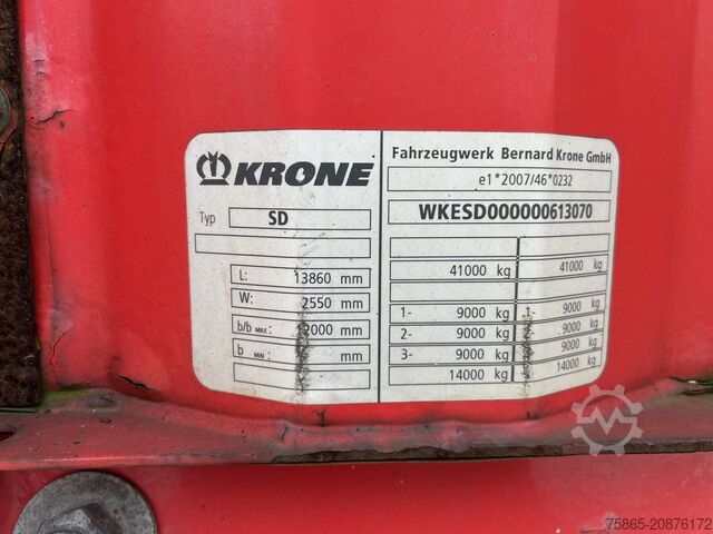 Volumentransport Krone Profi Liner / Mega / Curtainside / BPW Drum / N...