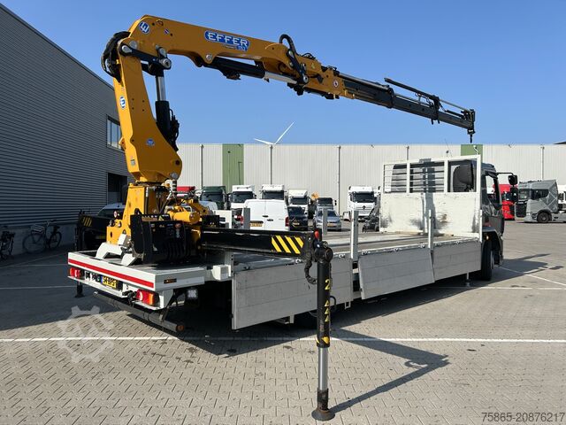Kranwagen DAF LF 320 FA 19T + Burg BPM 0018 Trailer / Effer 1...