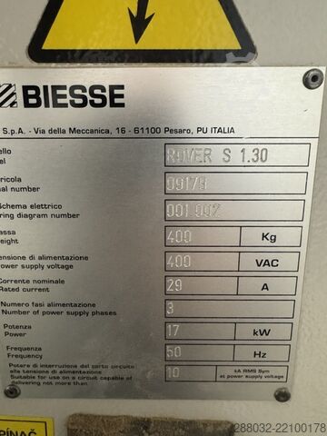ศูนย์เครื่องจักรกล BIESSE ROVER S 1.30