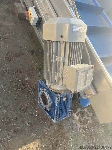 带凸缘推料器，不锈钢材质，尺寸 480 x 90 厘米  