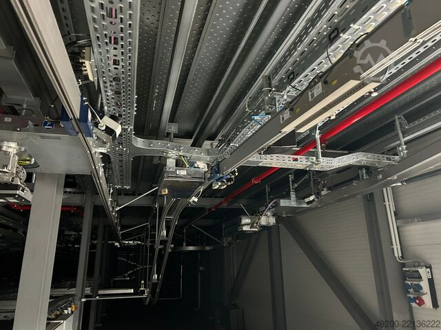 Overhead conveyor system with carriers Dürkopp Transportanlage