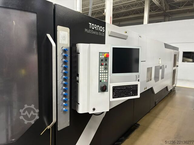 Torno automático TORNOS MultiSwiss 8x26