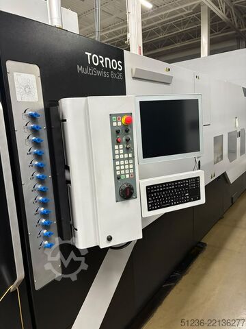 Torno automático TORNOS MultiSwiss 8x26