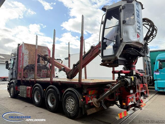 Transporteri od drveta Scania R620 V8 8x4, Kesla 2012T, Euro 5