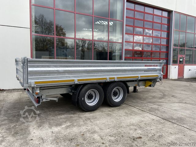 Damperli treyler Möslein TTD 14  5,70 m  14 t Tandem- Kipper Tieflader 5,70 m lang, Breite Reifen-- Neufahrzeug --