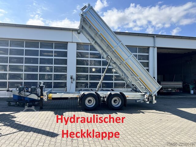 Przyczepa wywrotka Möslein TTD 19 B  19 t Tandemkipper- Tieflader hydraulischer Klappe Breitbereifung