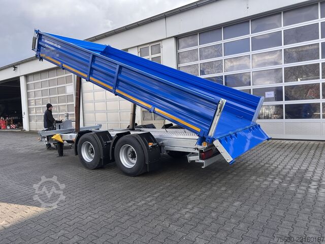 Przyczepa wywrotka Möslein TTD 19 B  19 t Tandemkipper- Tieflader hydraulischer Klappe Breitbereifung