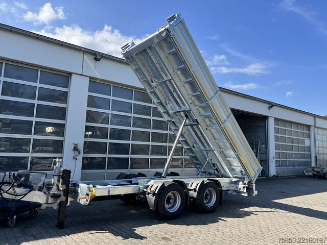 Przyczepa wywrotka Möslein TTD 19 B  19 t Tandemkipper- Tieflader hydraulischer Klappe Breitbereifung