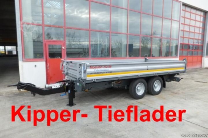 Przyczepa wywrotka Möslein TTD11 Orange  neuer Tandem 3- Seitenkipper Tieflader-- Neufahrzeug --