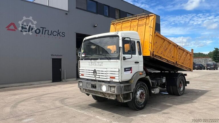 Tipper 3 côtés Renault G 300 MAXTER (POMPE MANUELLE / BENNE ORIGINAL /...
