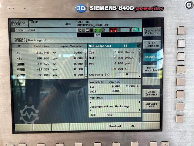 CNC tekinimo staklės GILDEMEISTER DMG MSL 60/7