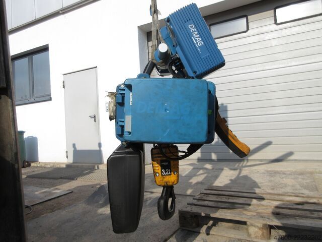 Chain hoist lifting unit crane overhead crane Demag DC Pro Nutzlast 3200KG Kettenzug DC Pro 16-3200 2/1 V4/1 HUB 8m Kran 400V