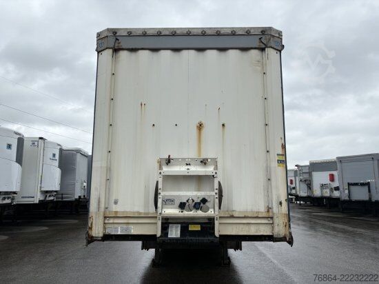 Open semitrailer with tarp KRONE SD 24 TAUTLINER, BPW-ACHSEN, LIFTACHSE, EDSCHA-VERDECK,