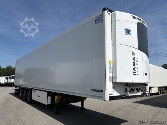 Low loader semitrailer KRONE KüHLAUFLIEGER, TK SLXI 300, LIFTACHSE, DOPPELSTOCK, BLUMENBREITE