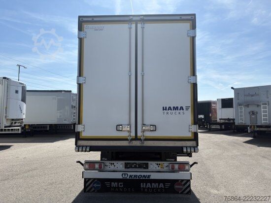 Low loader semitrailer KRONE KüHLAUFLIEGER, TK SLXI 300, LIFTACHSE, DOPPELSTOCK, BLUMENBREITE