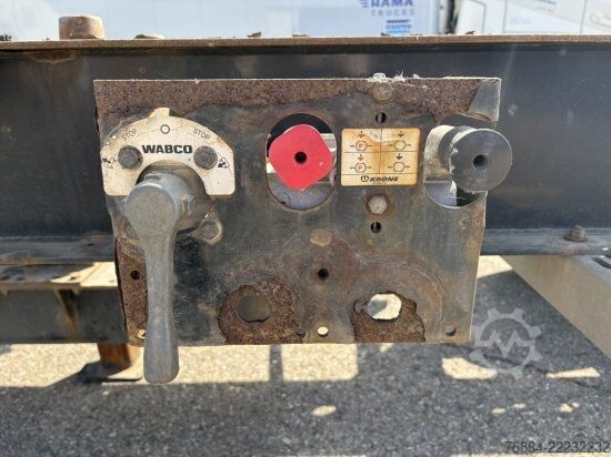 Swap chassis trailer KRONE ZZ/DC07 TANDEM-LAFETTE, STANDARD,   BPW-ACHSEN, HECKABSTüTZUNG