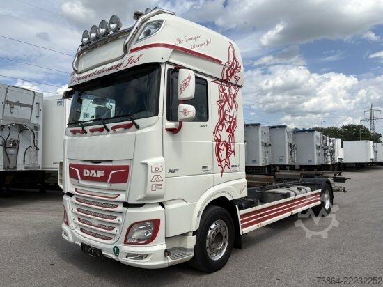 Swap body truck DAF XF 480 FA BDF SSC EURO 6, BäR CARGOLIFT FALT, RETARDER