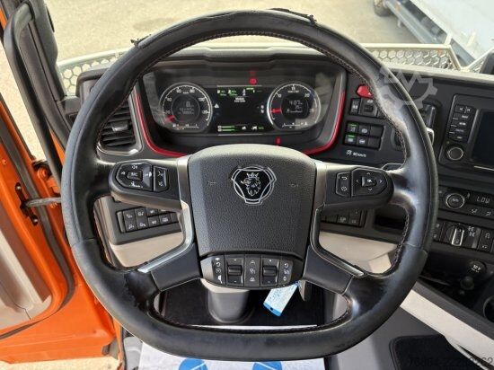 Tractor unit SCANIA R650 V8, 6X2, E6, LEDER, PENZ-CRANE 15Z - HOLZLADEKRAN