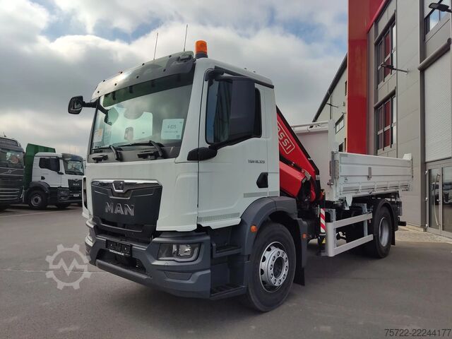 Basculante de 3 lados MAN TGM 18.320 4x2 BB 3-Seiten Krankipper FASSI
