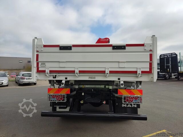 Basculante de 3 lados MAN TGM 18.320 4x2 BB 3-Seiten Krankipper FASSI