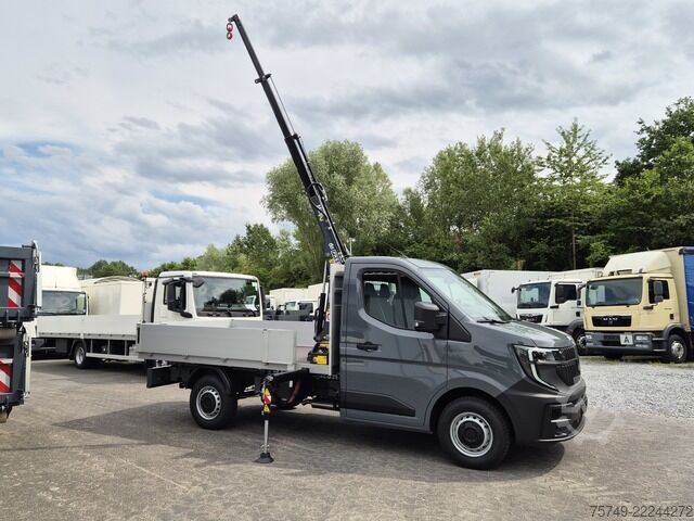 Pick-up kombi renault Master L2H1 (neues Mod.) Alupritsche m. Kran
