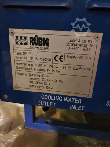 Micropuls generator de plasmă Rubig MP 120 micropuls plasma generator