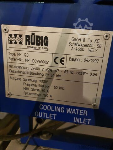 Micropuls generator de plasmă Rubig MP 120 micropuls plasma generator