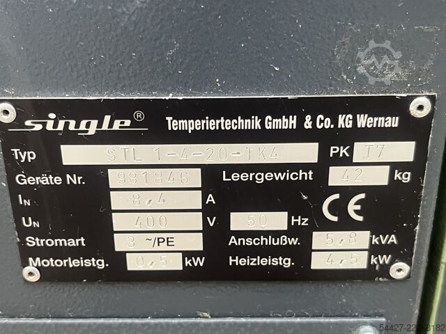 Pajisjet e kontrollit të temperaturës Single STL 1-27-B10/20-TKS6-B5/10-TK6