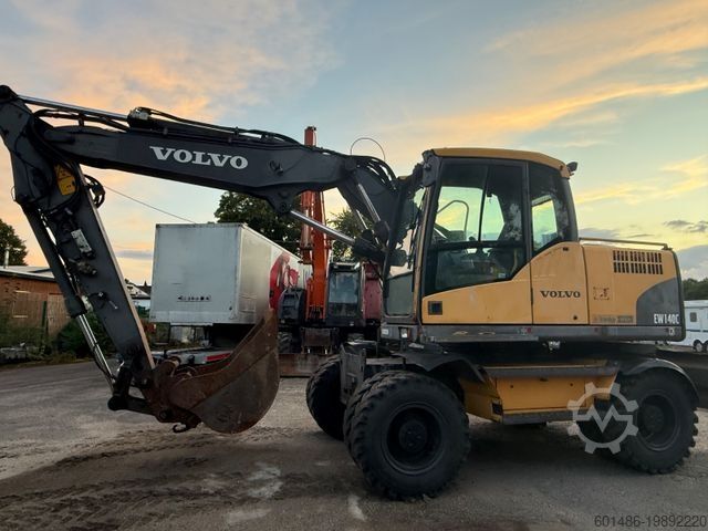 Riteņu ekskavators VOLVO EW 140 C Baujahr 2009