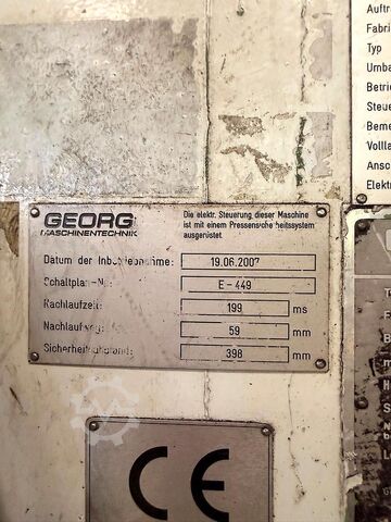 Ekscentrična presa GEORG PEE 400