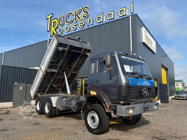 3-smerni kiper Mercedes-Benz SK 2228 + V8 + 6x4 + manual + 3 SIDE TIPPER