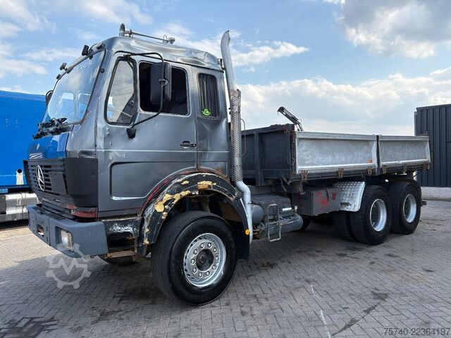 3-smerni kiper Mercedes-Benz SK 2228 + V8 + 6x4 + manual + 3 SIDE TIPPER