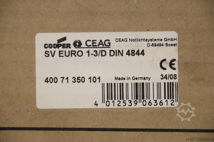 Emergency exit sign light Ceag SV EURO 1-3/D