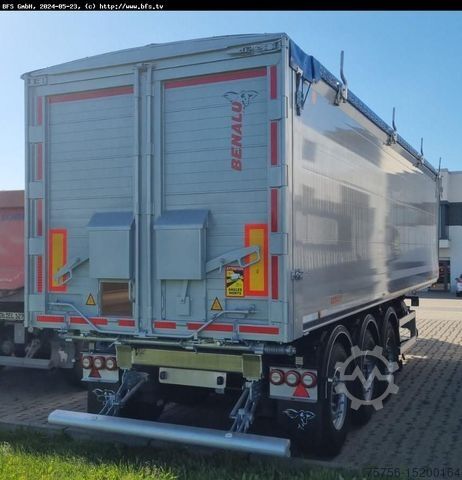 Damperli yarı römork BENALU BULKLINER S  Kippauflieger Vollaluminium 51,5 m³