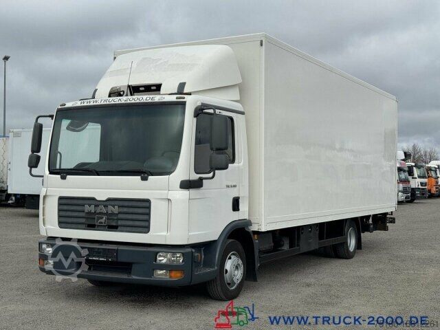Furgoneta caja MAN TGL 8.180 LBW BÄR 1.000 kg Standheizung + Klima