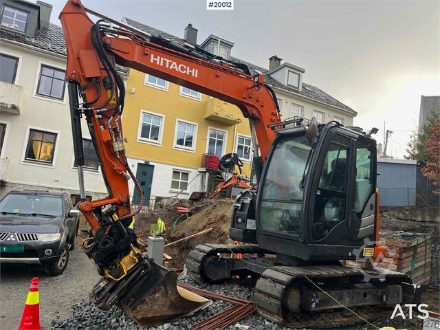 Гусеничный экскаватор Hitachi zx85us-6 excavator w/ rototilt with grapple and sa