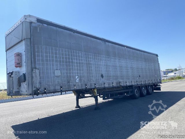 Brandalı açık yarı römork Schmitz Cargobull Semitrailer Curtainsider Mega