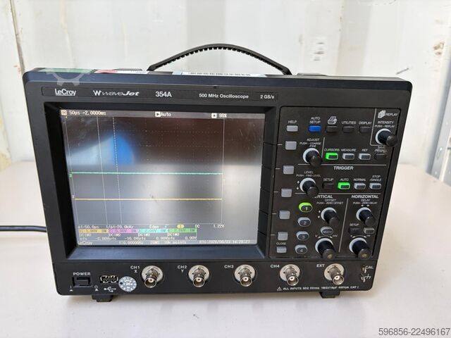 измервателна система LeCroy WaveJet 354A Oscyloskop Cyfrowy 500 MHz 2 GS/s 4-Kanałowy LeCroy WaveJet 354A Oscyloskop Cyfrowy 500 MHz 2 GS/s 4-Kanałowy