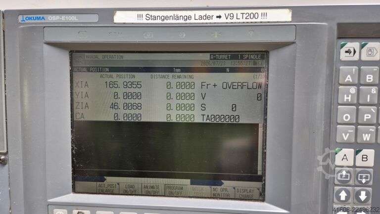 CNC virpa OKUMA LT 200-MY