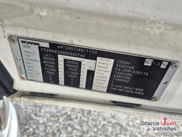 Kamion sa zamjenjivom nadogradnjom Scania R 450 B6x2*4NB Lenkachse Multi BDF !!