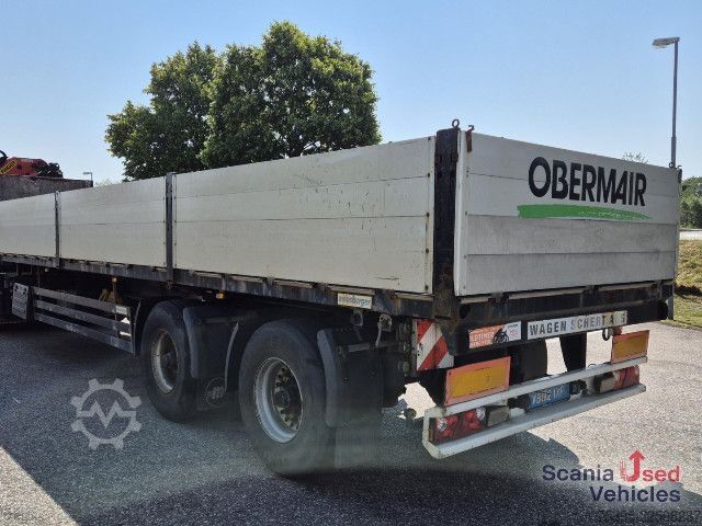 Otvorena poluprikolica Meusburger MPS-2 2 Achs - Lenkachsen